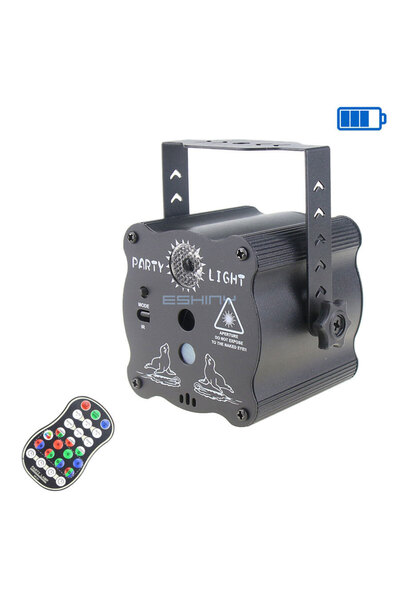 Choice جهاز إضاءة حفلات ديسكو مزود ببطارية مدمجة قابلة للشحن تعمل بجهد 5 فولت...