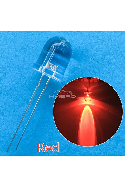 Choice 50PCS Red 50/250PCS 10mm Round Light Ultra Bright Emitting Diode LED L...