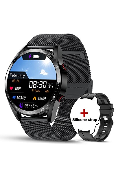 Choice ساعة ذكية جديدة من ChiBear، شاشة 1.53 بوصة، تدعم مكالمات بلوتوث، مزودة...