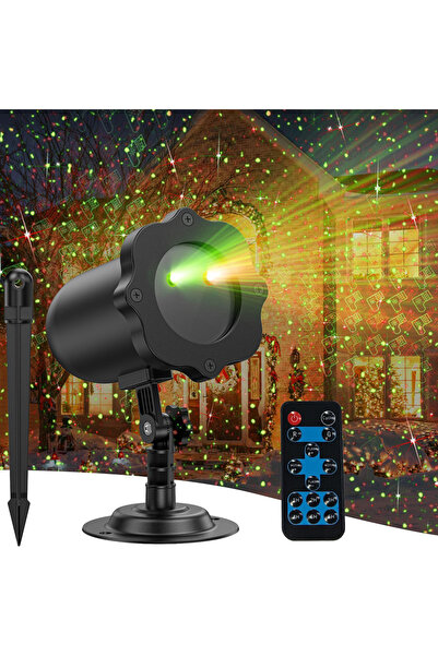 Choice قابس أوروبي، عبوة واحدة، جهاز عرض ليزر نجوم عيد الميلاد، أضواء خارجية ...