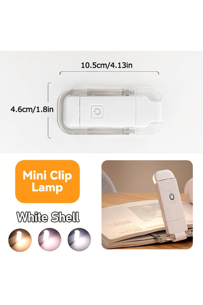 Choice مصباح LED أبيض قابل لإعادة الشحن للكتب، مصباح قراءة، مصباح حماية للعين...