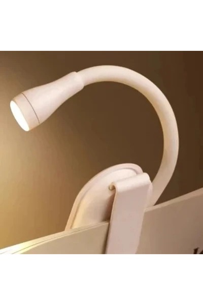 Choice مصباح قراءة LED صغير بثلاثة ألوان أبيض لحماية العين، مزود بمشبك قابل ل...