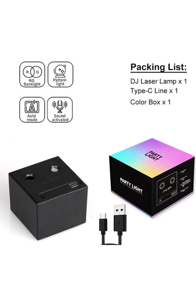 Choice Mini Party Light Rechargeable Mini Laser Party Light Portable Stage KT...