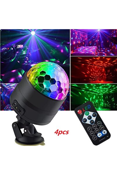 Choice 4pcs 7 Colors Strobe Light Sound Activated Stage with Remote Control D...
