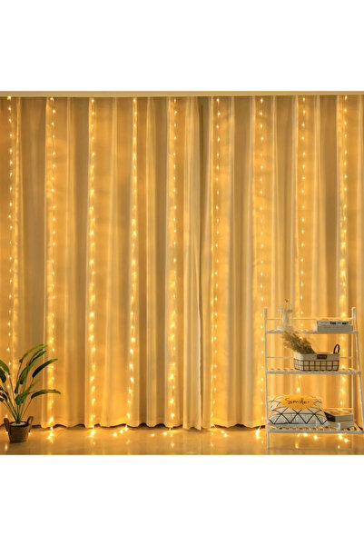 Choice سلسلة إضاءة LED خارجية دافئة بيضاء مكونة من 200 مصباح LED، بطول 3 أمتا...