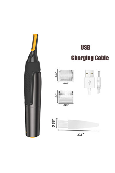 Choice ماكينة تشذيب شعر الأنف والأذن الكهربائية فائقة الدقة، قابلة للشحن عبر ...