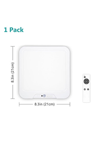 Choice 1pcs Motion Sensor Ceiling Light with Remote 6000mAh Battery Operated ...