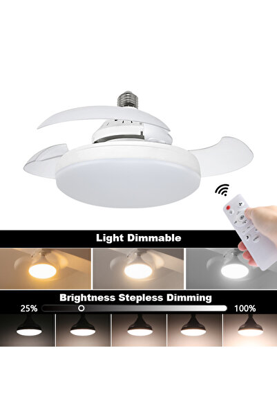 Choice Fan Light Ceiling Fan Light LED E27 85-265V With Remote Control For In...
