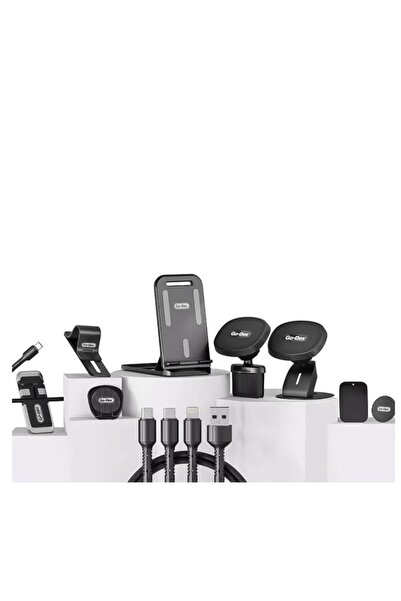 gen Car Phone Holder Magnetic Mount with Fast Charging Cable Phone Accessorie...