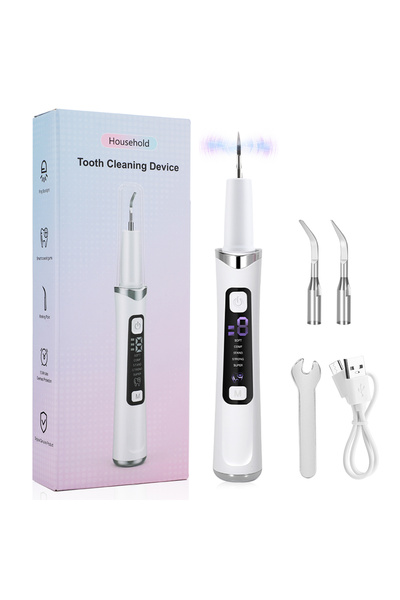 Choice مزيل الجير الأبيض للأسنان، منظف أسنان بالموجات فوق الصوتية، تنظيف ما ب...