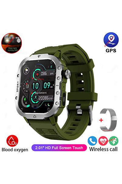 Choice ساعة BkMilan 2.01 2026 الذكية المتينة ذات الطابع العسكري، ساعة رجالية ...