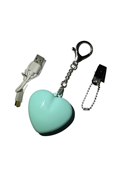 Choice مصباح حقيبة يد قابل لإعادة الشحن على شكل قلب متوهج، يعمل باللمس، مزود ...