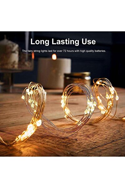 Choice سلسلة إضاءة LED تعمل بالبطارية، لون أبيض دافئ، 50/100/200 مصباح LED لك...