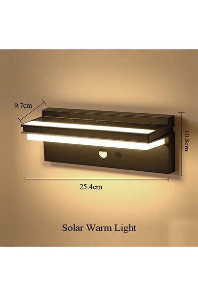 Choice مصباح Warmlight يعمل بالطاقة الشمسية مزود بمستشعر حركة، مصابيح LED جدا...