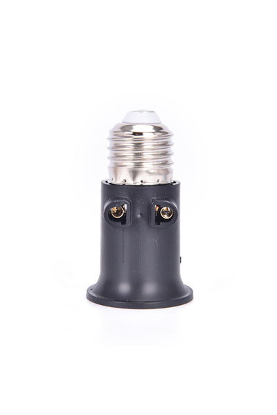 Choice1 Black PBT Fireproof E27 Bulb Adapter Lamp Holder Base Sket Conversion...
