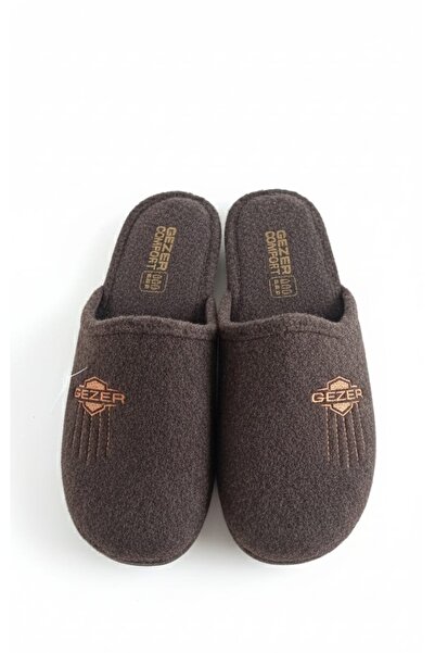 GEZER Erkek Kışlık Sıcak Tutan Konforlu Ev Terliği