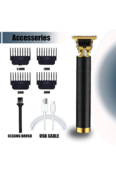 Choice ماكينة حلاقة شعر محمولة 061-BlackMesh مزودة بمنفذ USB للشحن السريع، تت...