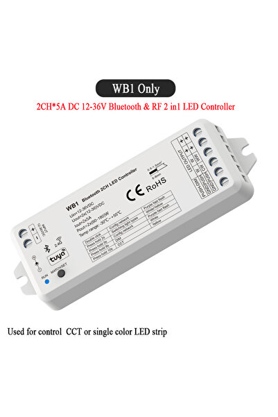 Choice 2CH LED Controller CENFAYA LED Controller Bluetooth Control Dimmable C...