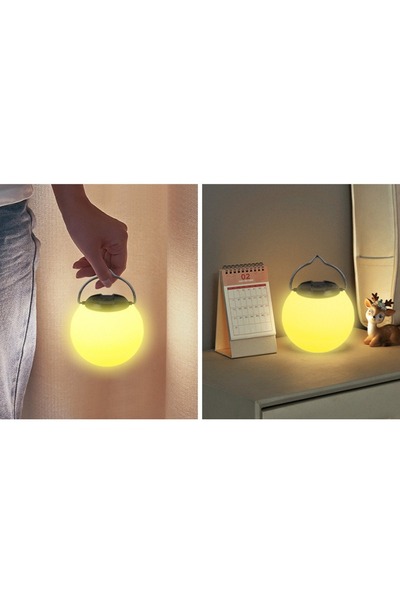 Choice rotundity-2000mAh Mini Rechargeable LED Camping Lantern with Hook cano...