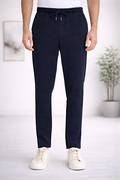 YAKAMEL Men's Regular Fit Elastic Waist Lace-Up Comfortable Cut Jogger Pants ...