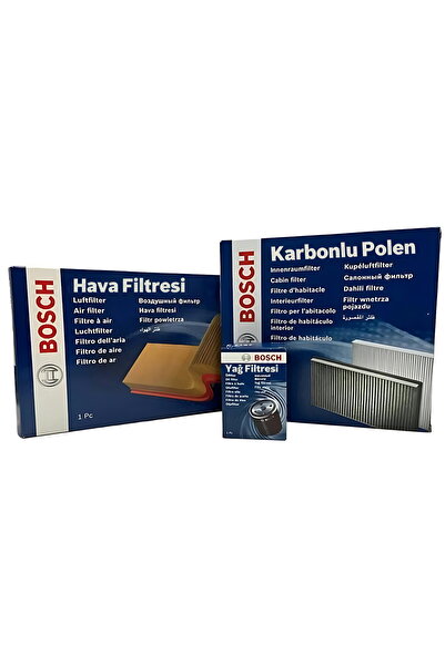 Bosch Seat Arona 1.0 Benzin Filtre Bakım Seti 2020-2024 3KP DLAA Hava+Yağ+Kar...