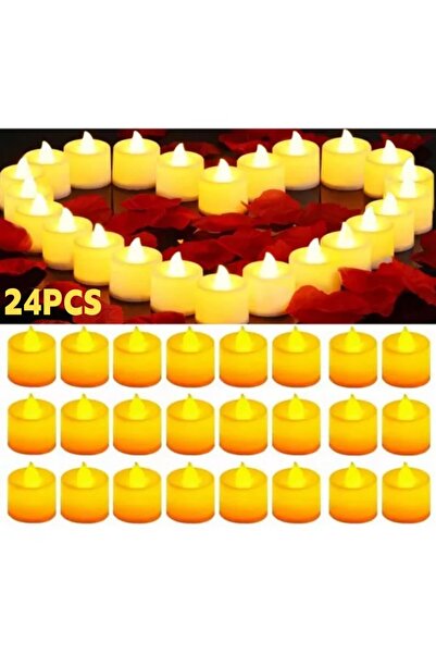 Choice 24 pack Warm White 24Pcs LED Candles Flameless Candle Battery Operated...