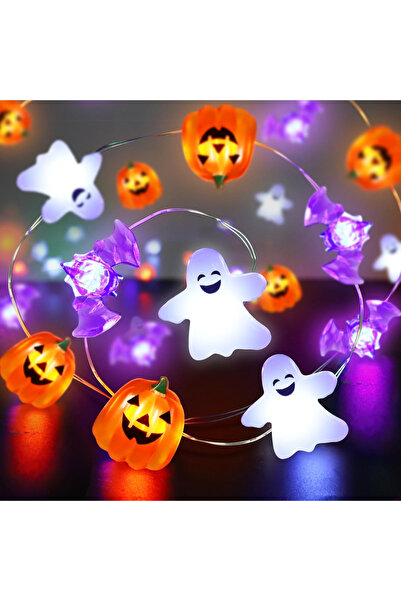 Choice 3M30LED WHITE 1PC Halloween Copper Wire String Light With Pumpkin Bat ...