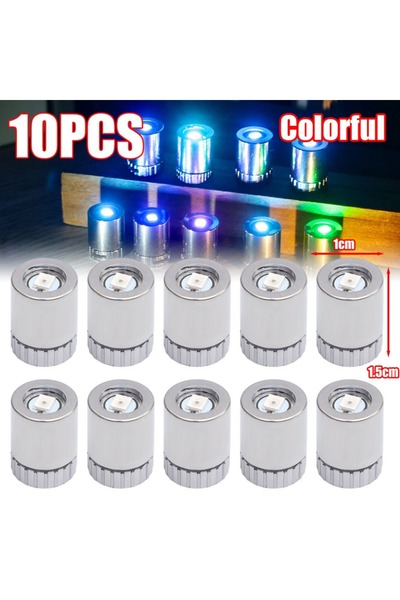 Choice 10Pcs Colorful 10Pcs New Small Mini LED Light Battery Powered Colorful...