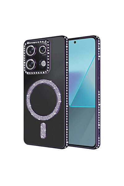 eco port حافظة ريدمي نوت 13 برو 4 جي جوكي سيملي ماجنيتيكسيف - أرجواني غامق