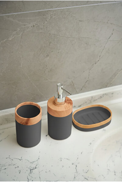 FH finehome 3 Piece Bathroom Set Anthracite