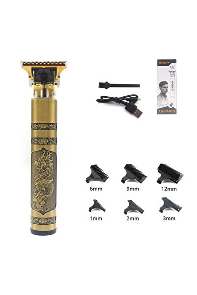 Choice ماكينة قص الشعر الكهربائية اللاسلكية T9 موديل 1 1-12 الذهبية، عرض خاص،...