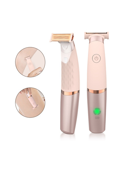 Choice جهاز إزالة الشعر الكهربائي الوردي للنساء لإزالة شعر العانة والمناطق ال...
