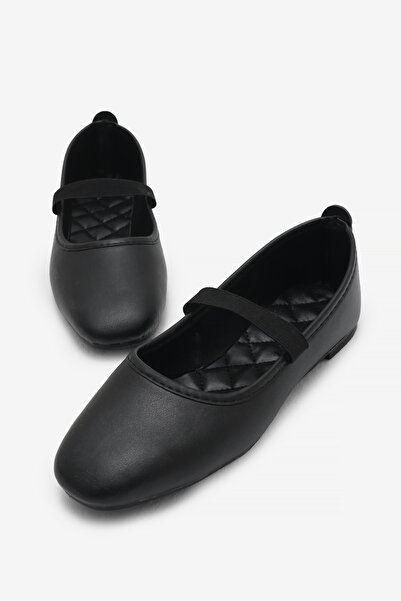 Tonny Black Women's Black Black Women's Belted Daily Comfortable Ballerinas