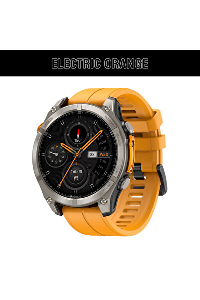 Choice Electric Orange NEW 2025 Zeblaze Stratos 4 GPS Smartwatch 1.43" AMOLED...