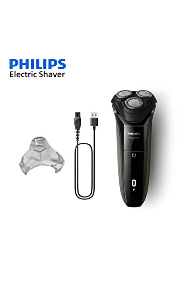 Philips S3108-06 New 3000 Series Electric Shaver Fast Shaving Flash Charging ...