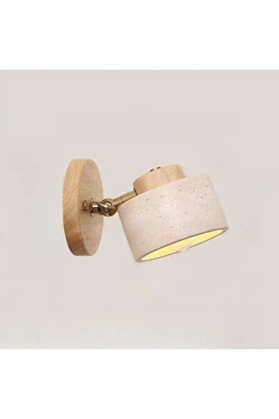 Choice مصباح جداري بجانب السرير بتصميم ياباني مستوحى من حجر الكهف الأصفر، بلو...