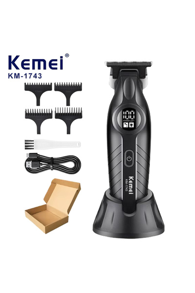 Choice مجموعة ماكينة حلاقة الشعر الاحترافية للرجال KM-1743، علبة ورقية سوداء،...