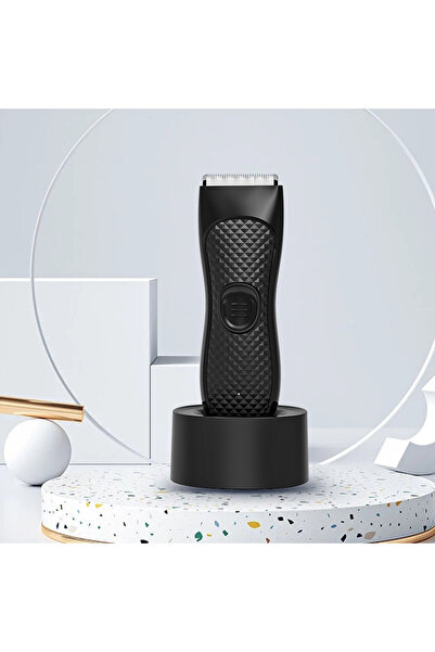 Choice ماكينة حلاقة شعر العانة الشخصية اللاسلكية المقاومة للماء باللون الأسود...