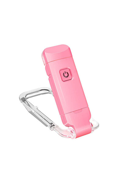 Choice مصباح قراءة LED أبيض وردي قابل لإعادة الشحن عبر USB لحماية العين ومصبا...