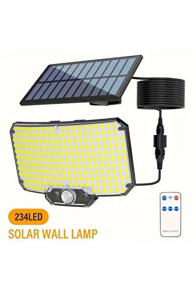 Choice مصباح شمسي 234/172 LED - قطعة واحدة، مزود بمستشعر حركة، 3 أوضاع إضاءة،...