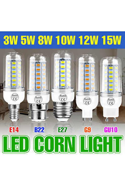Choice 48leds 8W E27 Warm White LED Corn Light AC220V E27 Lamp E14 Chandelier...