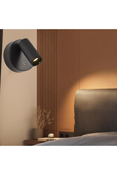 Choice مصباح حائط لاسلكي قابل لإعادة الشحن بمنفذ USB وقاعدة مغناطيسية باللون ...