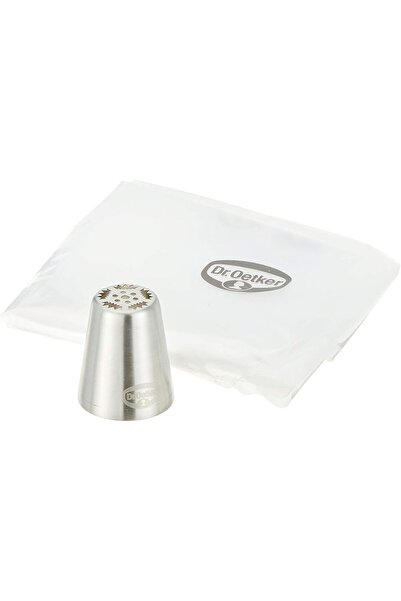 Dr. Oetker Set decoratiuni florale pentru prajituri cu un sprit si patru pung...