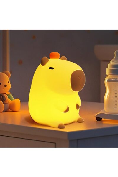 Choice Capybara Capybara Little Night Light USB Rechargeable Animal Lamps Sil...