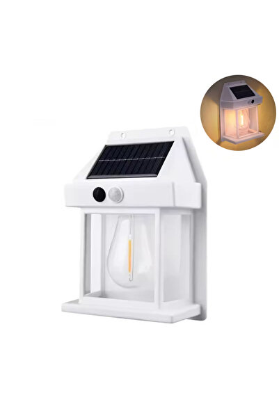 Choice White Solar Lights Outdoor Exterior Wall Lamps Retro Body Induction At...