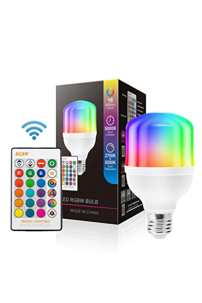 DUTRIEUX 15w 15W RGB W220V LED intelligent color changing remote control bulb...