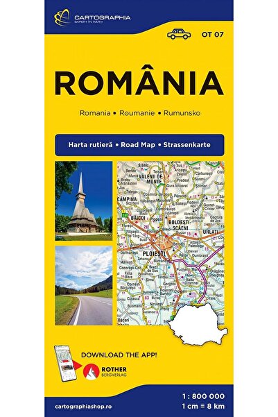 Editura Cartographia Romania harta rutiera
