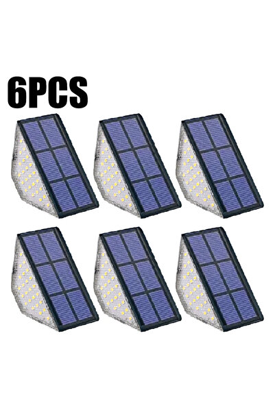 Heinast Warm light 6PCS LED Step Lamp Stair Light Outdoor IP67 Waterproof Sol...