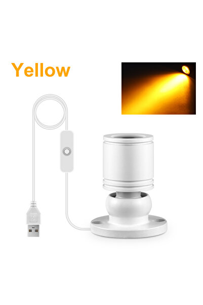 Choice White Body Yellow Colorful Led Spotlight USB 5V Mini Ceiling Spot 1W S...