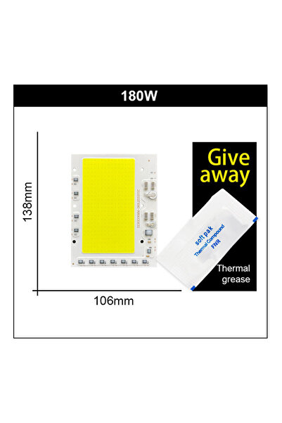 Choice Cool White 6500K AC189-265V 180W LED COB lamp Bead 180W 150W 100W 80W ...